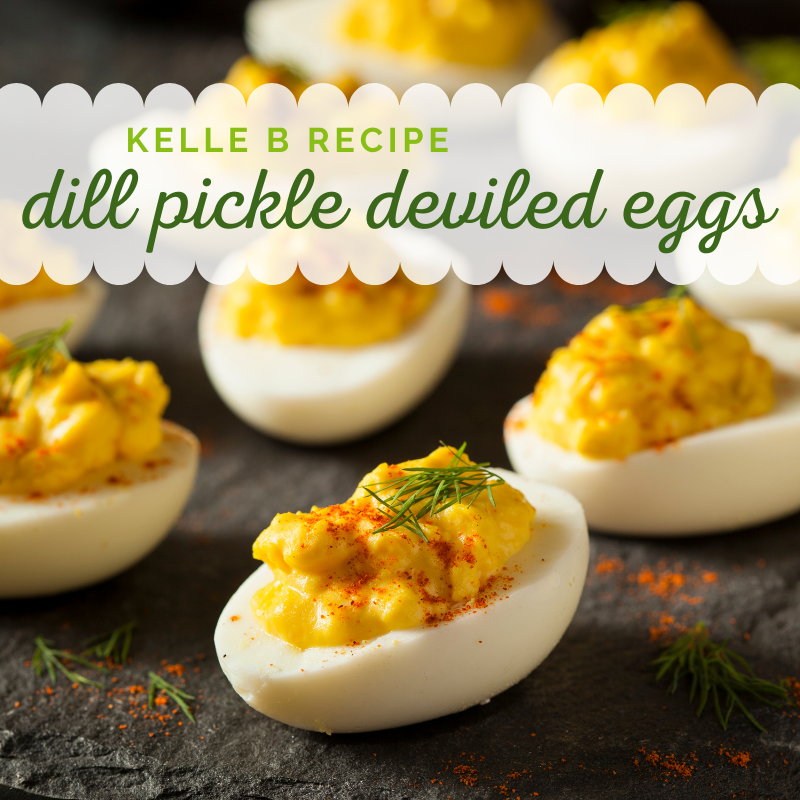 Dill Pickle Deviled Eggs Kelle B Jammin