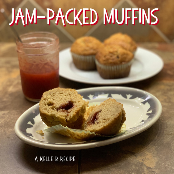 Kelle B’s Jam-Packed Muffins